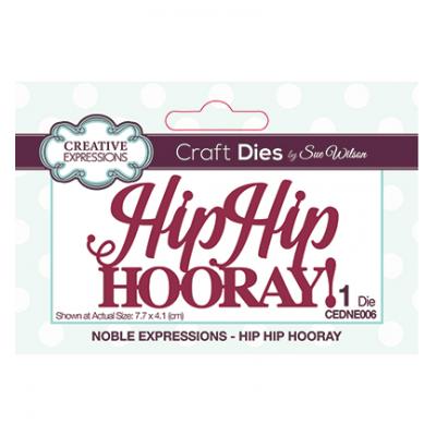 Creative Expressions Stanzschablone - Hip Hip Hooray
